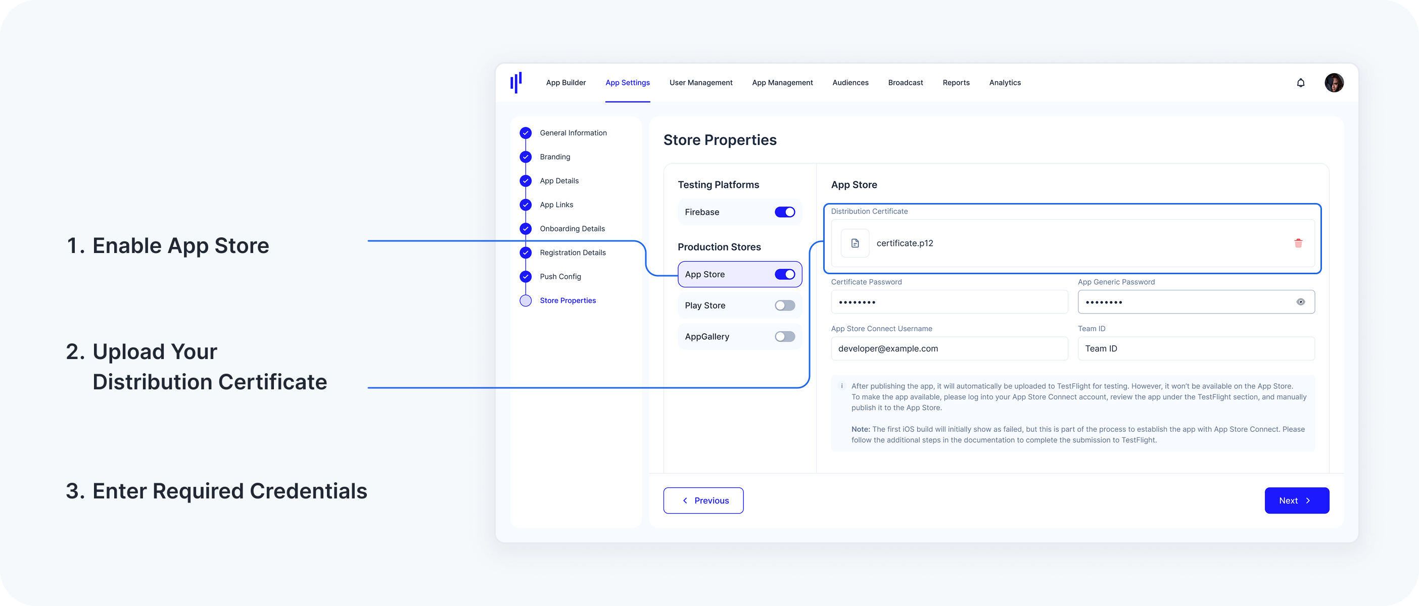 quick-start-store-properties